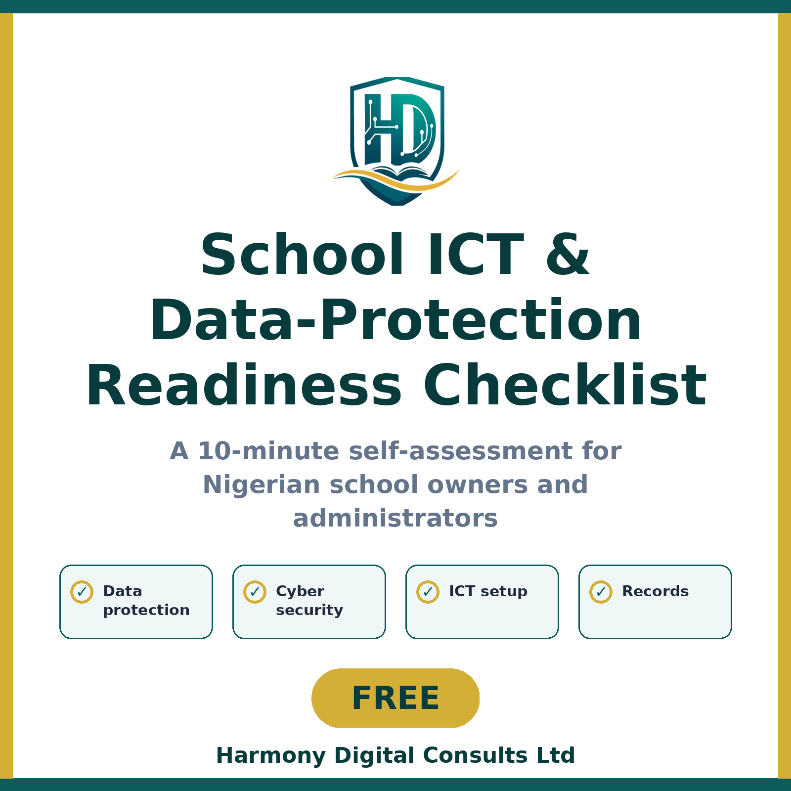 School ICT & Data-Protection Readiness Checklist cover